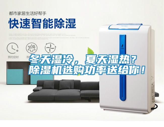 冬天濕冷，夏天濕熱？除濕機選購功率送給你！
